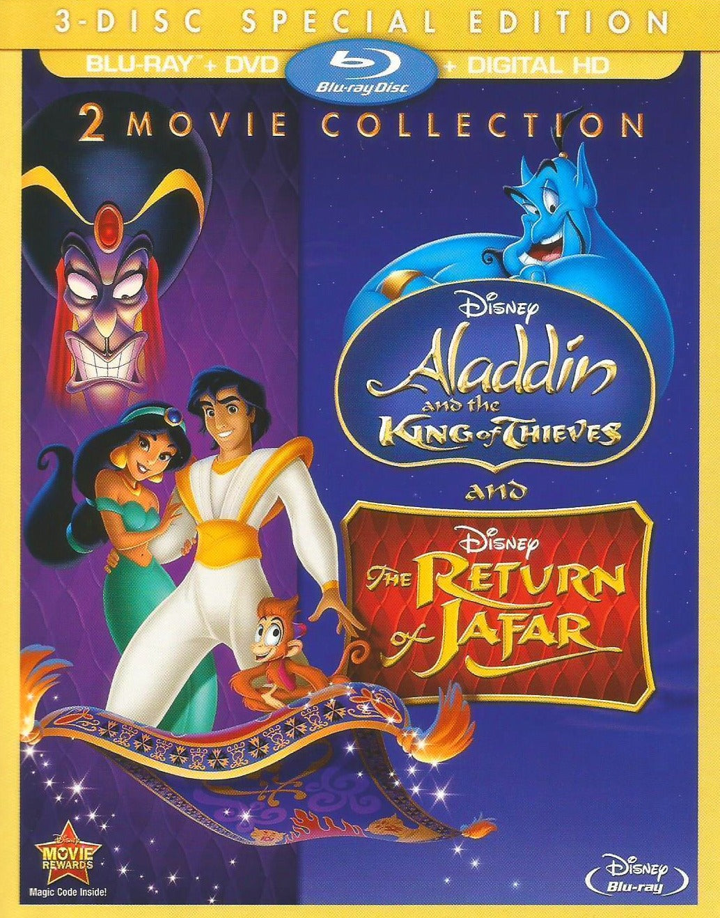 Aladdin and the King of Thieves / Aladdin: The Return of Jafar (Exclusive Slip)*