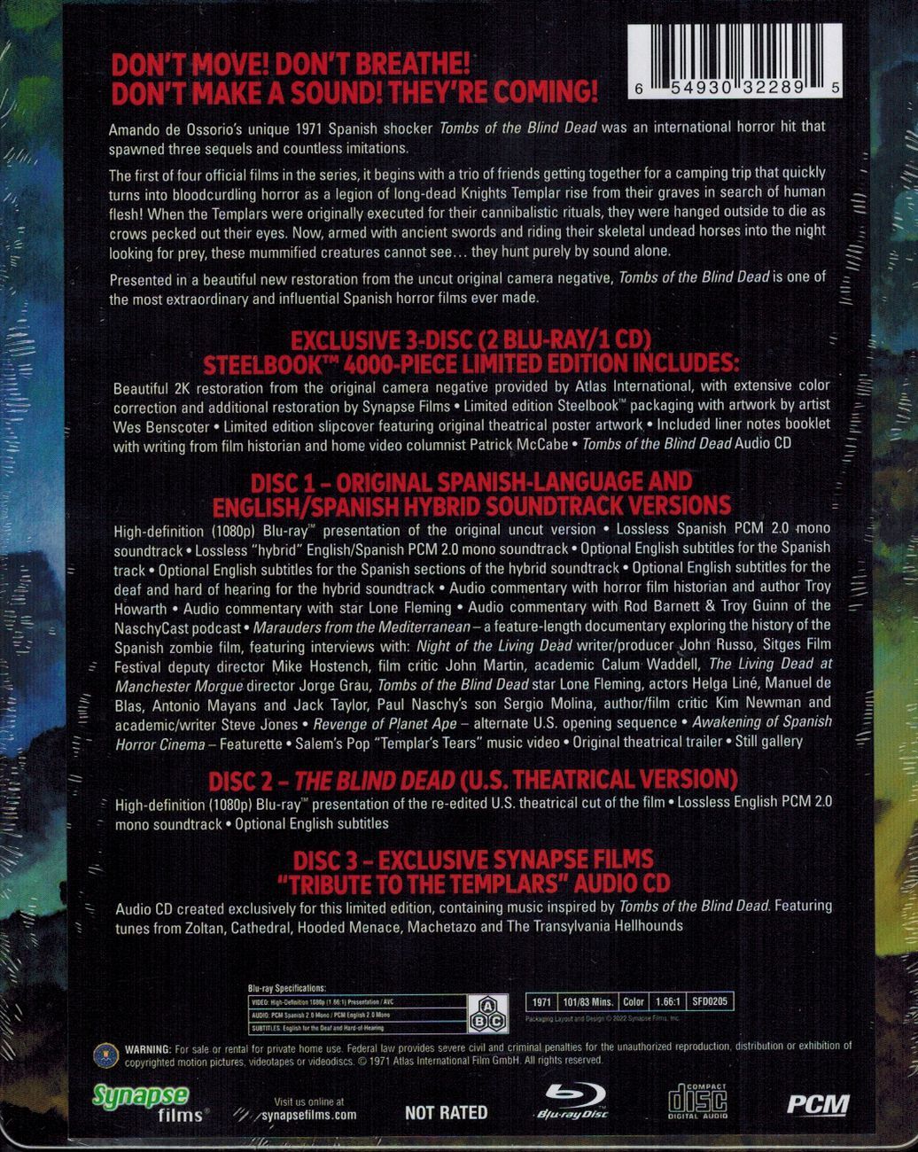 Tombs of the Blind Dead SteelBook (Exclusive)