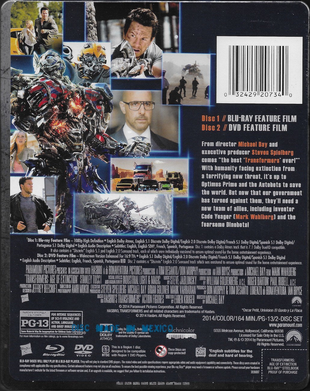 Transformers: Age of Extinction SteelBook (Exclusive)