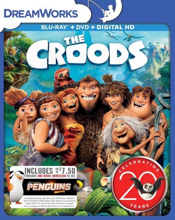 The Croods: 20th Anniversary Dreamworks Edition (2013)(Slip)