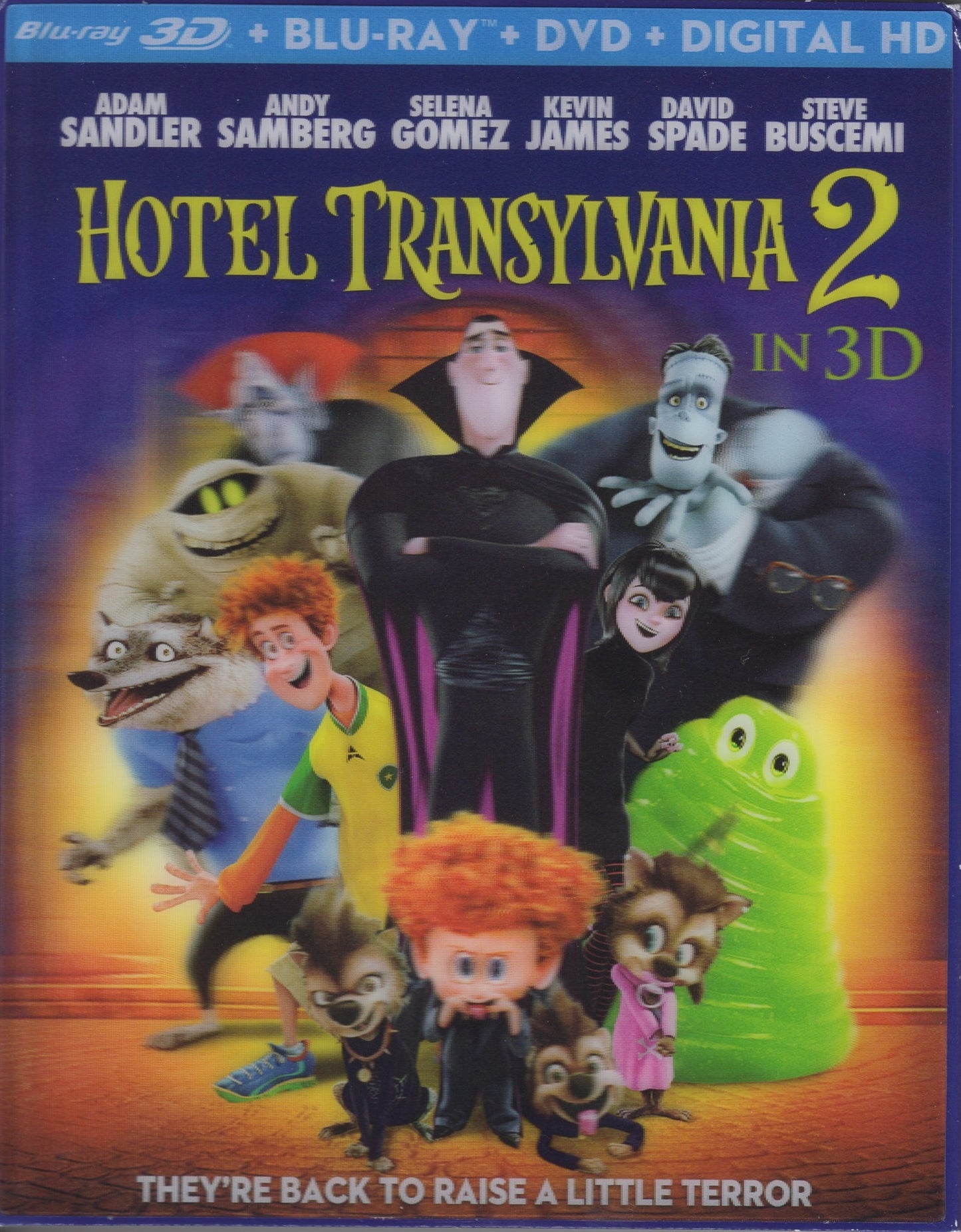 Hotel Transylvania 2 3D (2015)(Lenticular Slip)