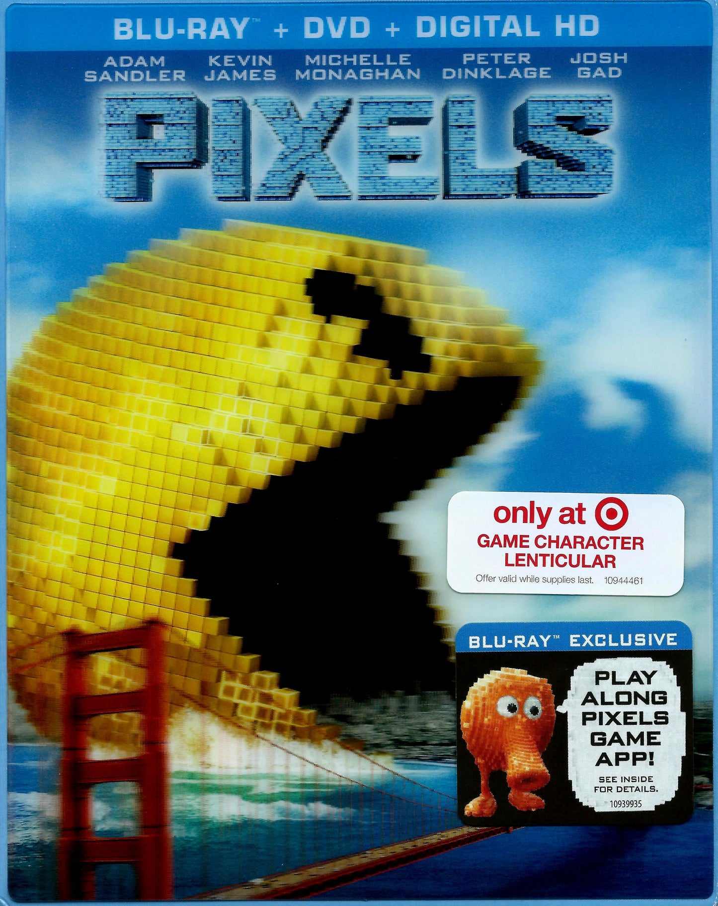 Pixels: Pac-Man Edition (2015)(Lenticular Exclusive Slip)