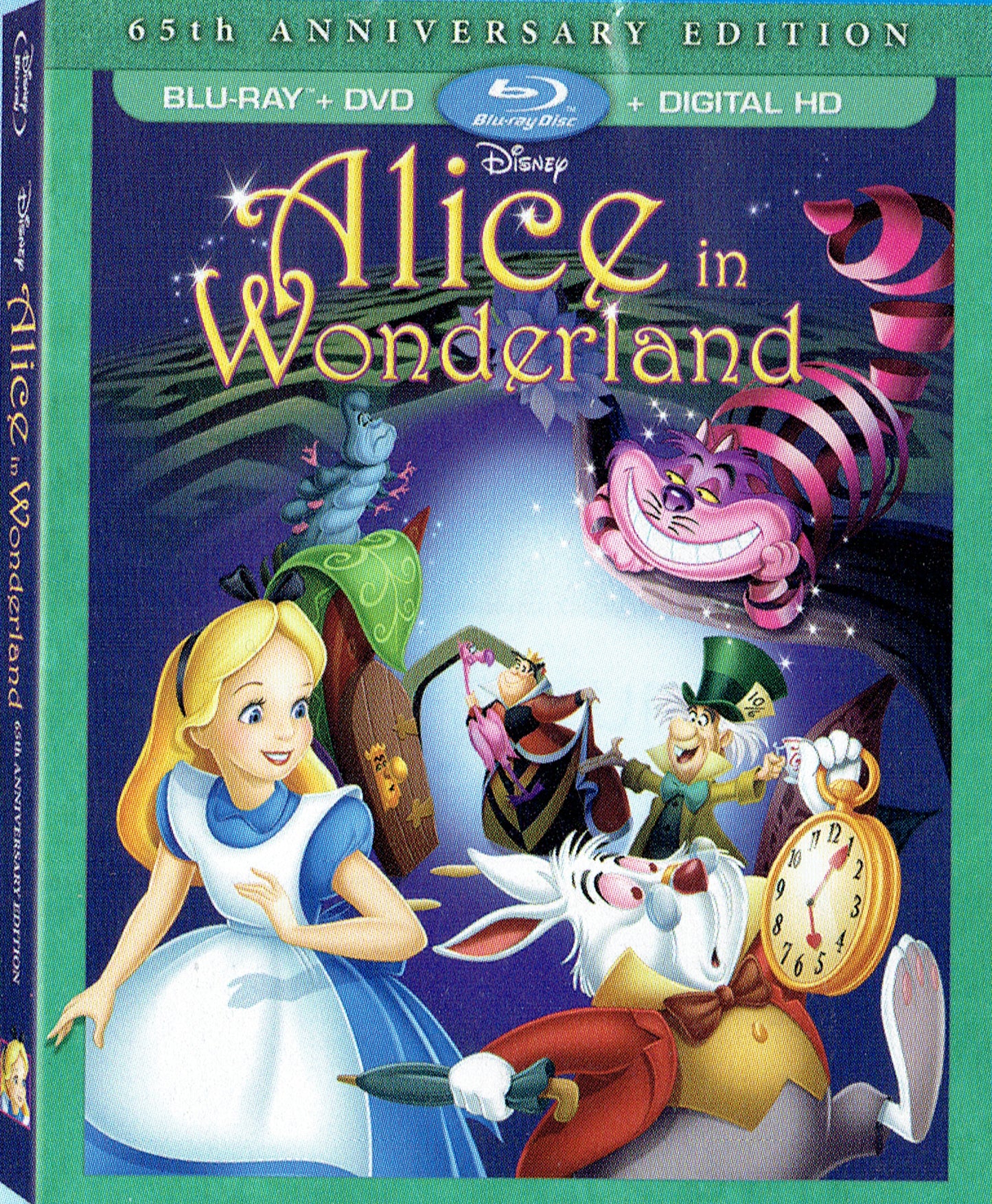 Alice in Wonderland: 65th Anniversary Edition - Disney Movie Club (1951)(BD/DVD + Digital Copy)(Exclusive Slip)