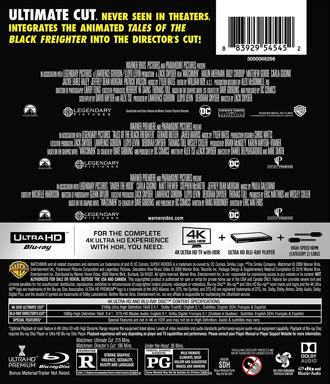 Watchmen 4K: The Ultimate Cut (2009)(Re-release)