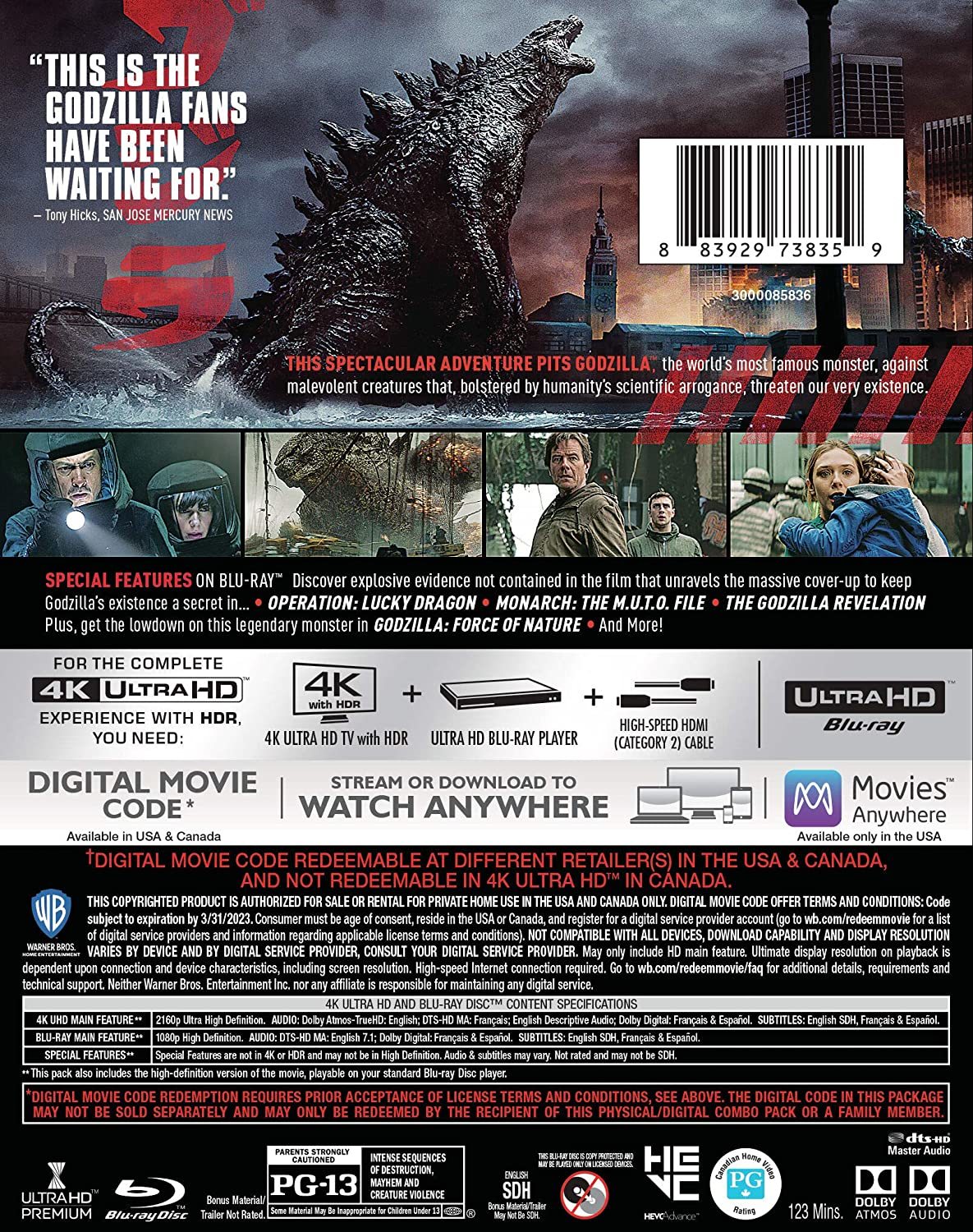Godzilla 4K (2014)