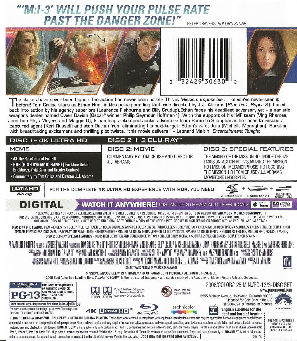 Mission: Impossible III 4K (2006)