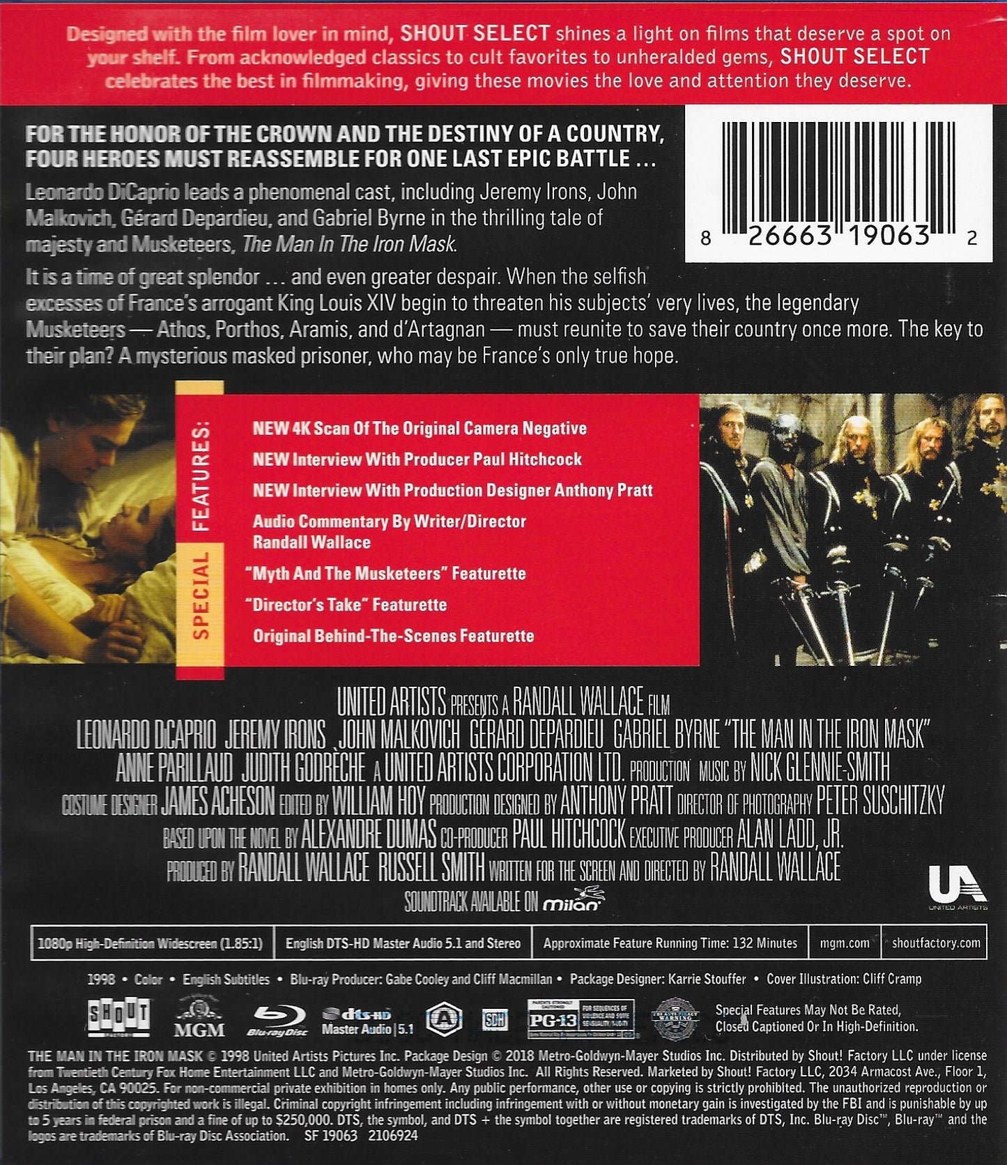 The Man in the Iron Mask: 20th Anniversary Edition