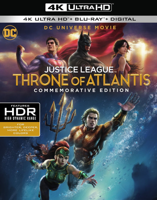 Justice League: Throne of Atlantis - Commemorative Edition 4K (Slip)