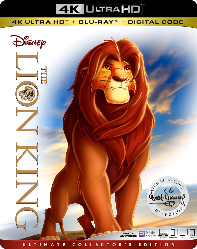 The outlet Lion King 4k Steelbook, Blu-ray Disc