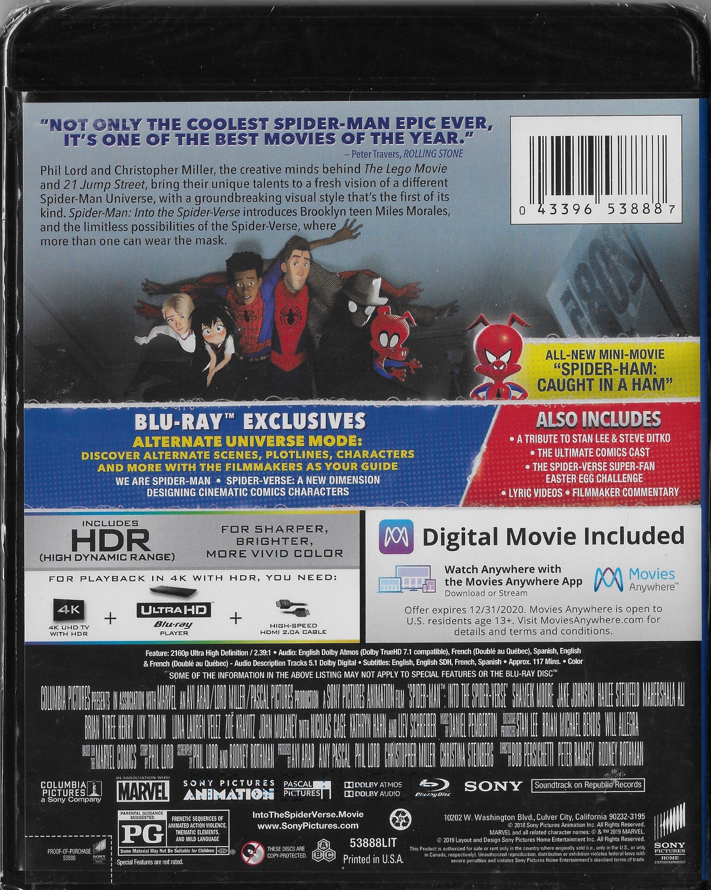 Spider-Man: Into the Spider-Verse 4K