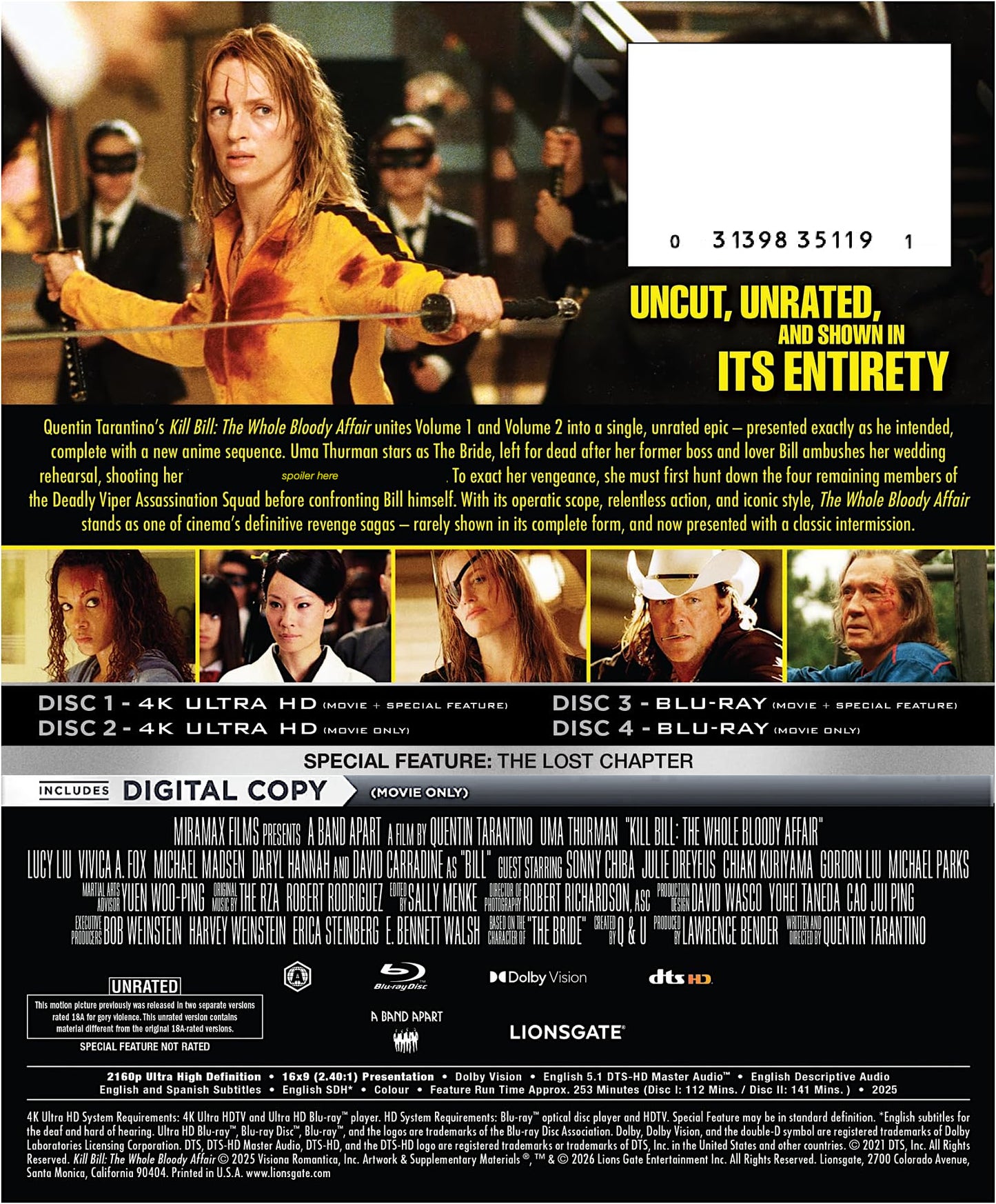 Kill Bill: Volume 1 & 2 4K - The Whole Bloody Affair (2003-2004)