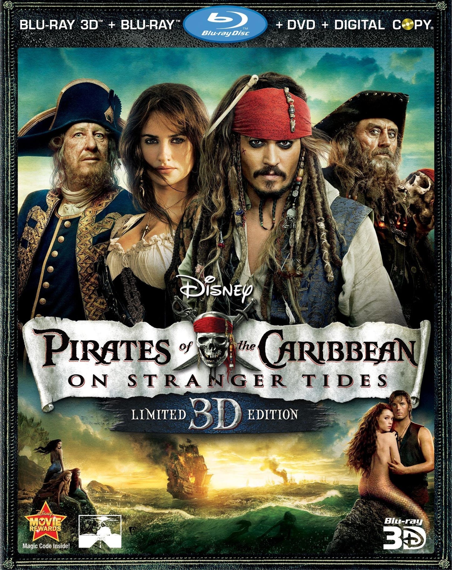 Pirates of the Caribbean: On Stranger Tides 3D (Lenticular Slip)