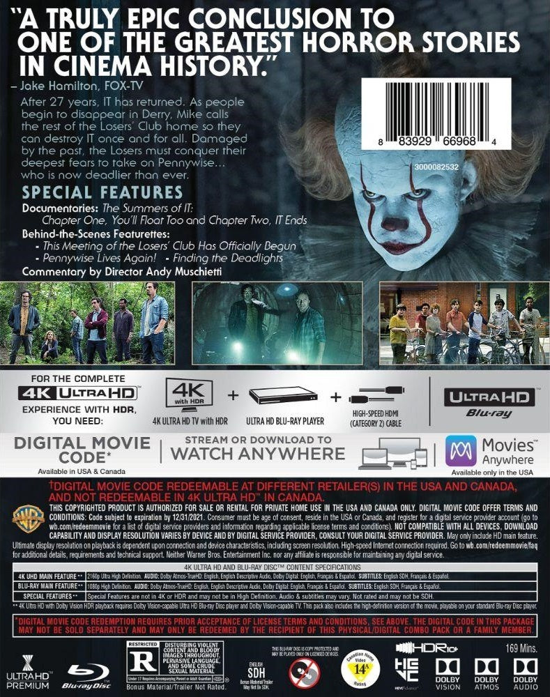 Stephen King's IT: Chapter 2 4K (2019)