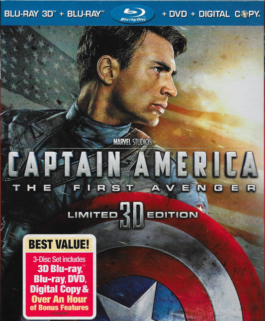 Captain America: The First Avenger 3D (Slip)