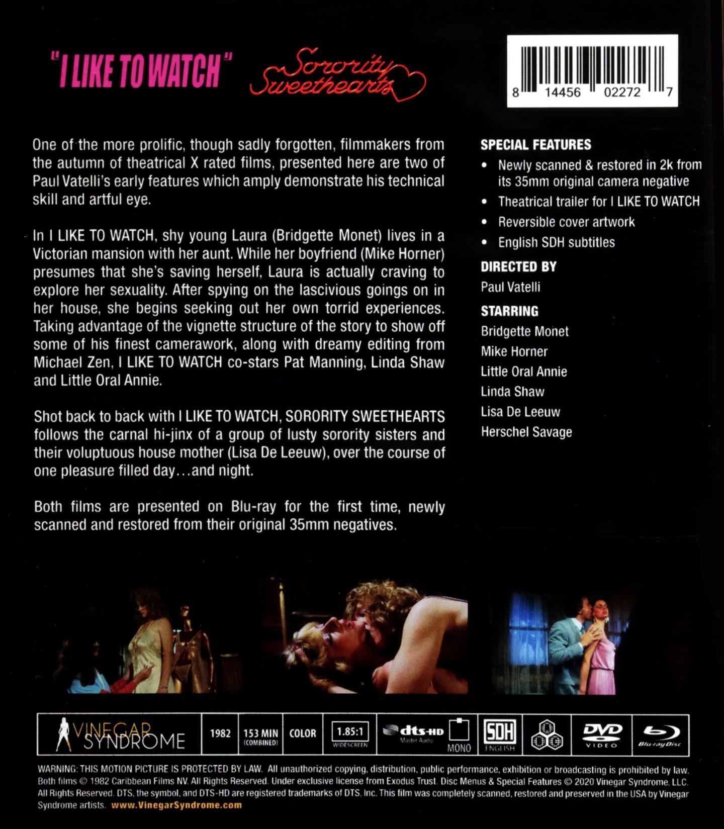 I Like to Watch / Sorority Sweethearts: Limited Edition (VS-324)(Exclusive)*