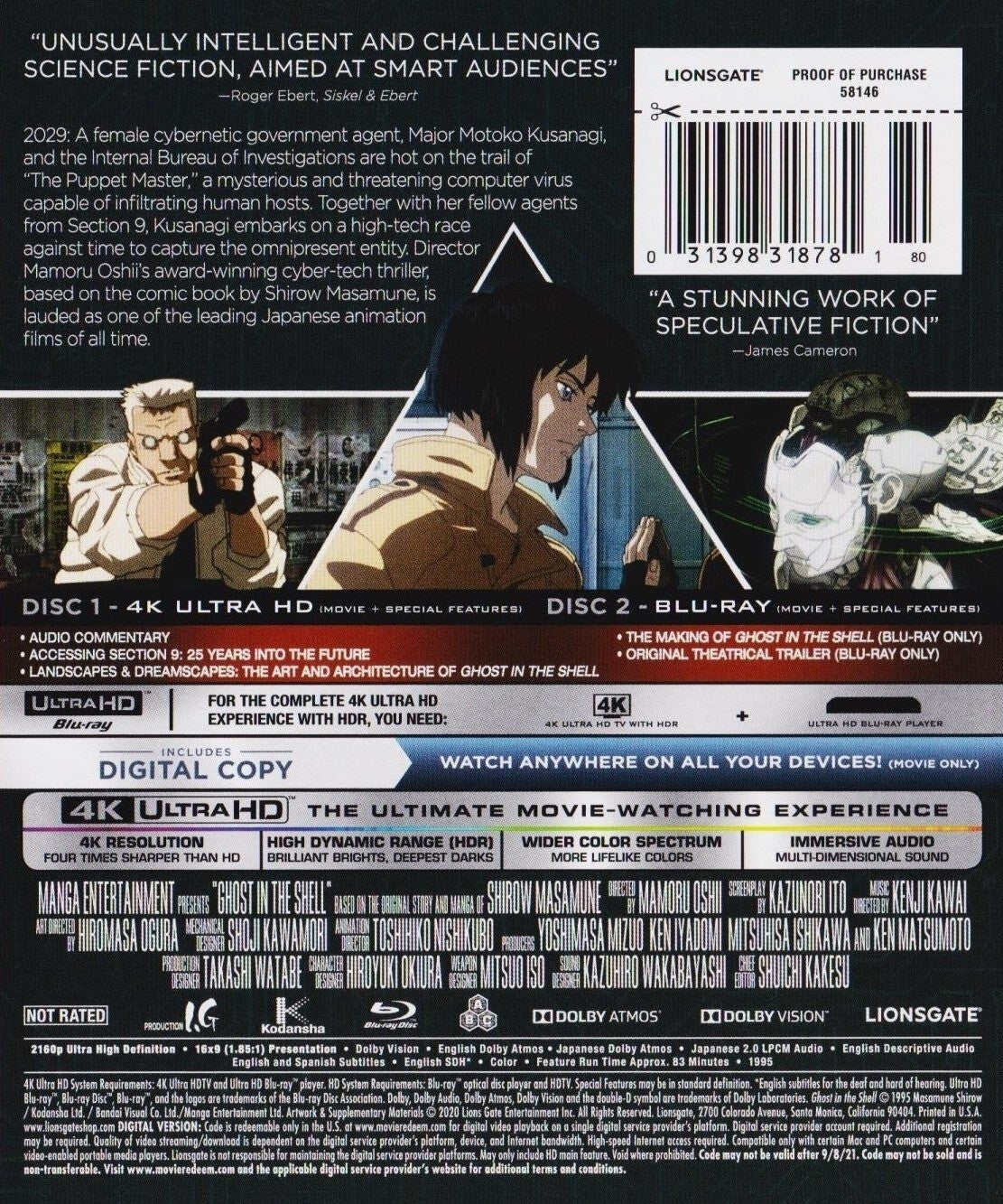 Ghost in the Shell 4K (1995)