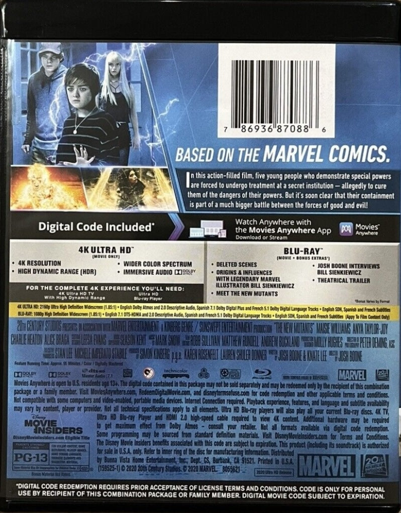 The New Mutants 4K