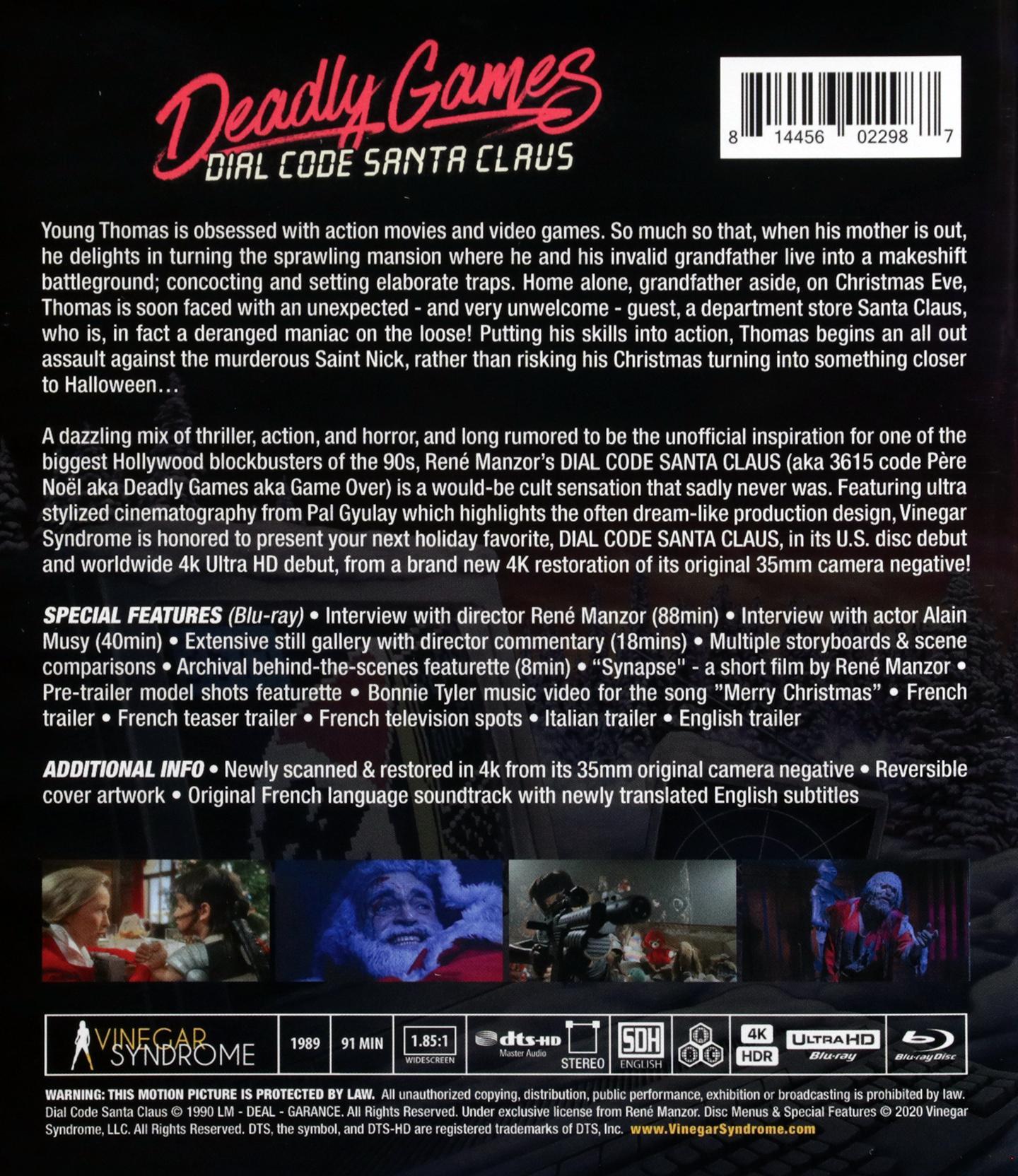Deadly Games: Dial Code Santa Claus 4K - Limited Edition (VS-335)(Exclusive)