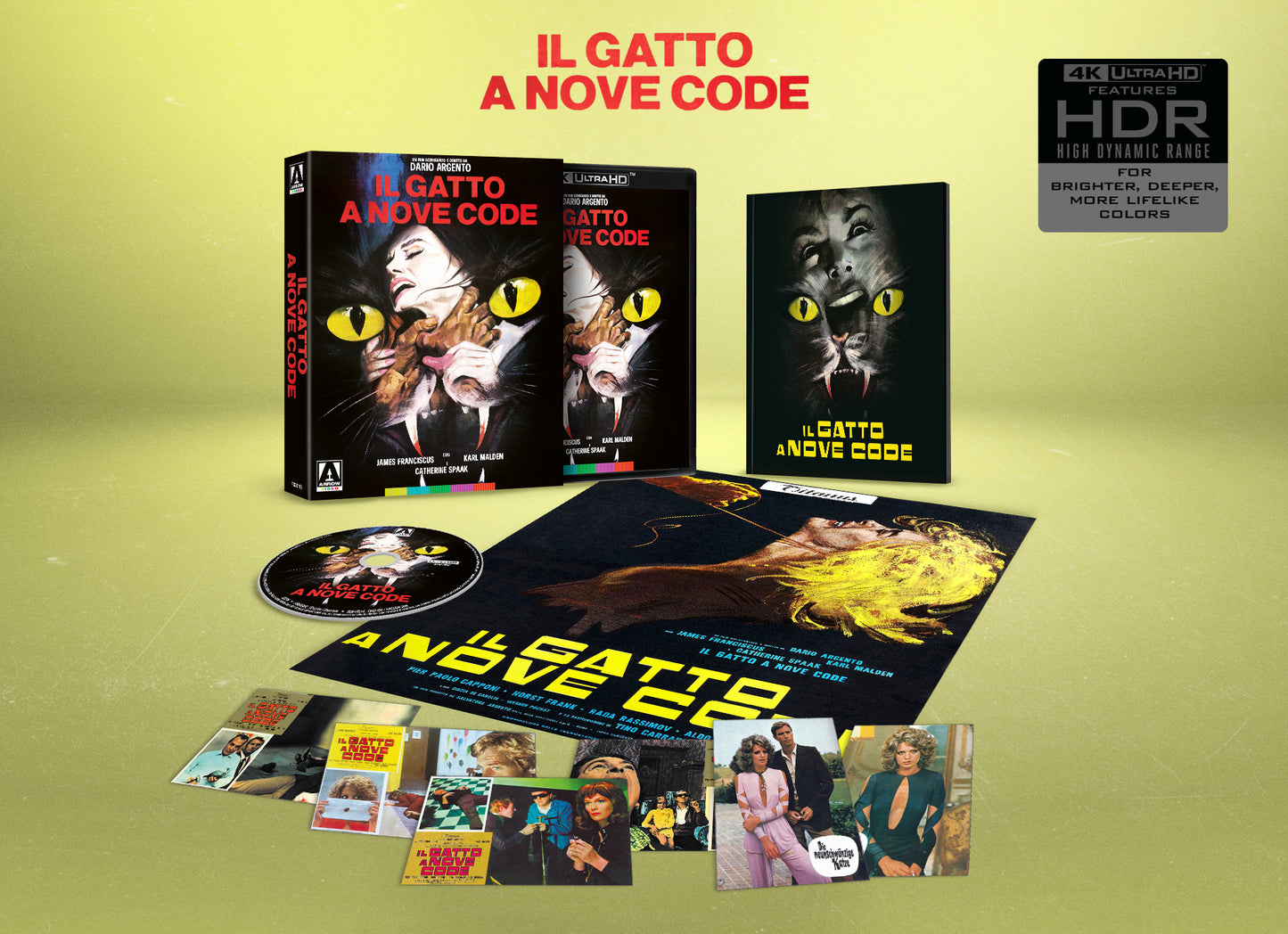 The Cat o' Nine Tails 4K: Limited Edition - Arte Originale