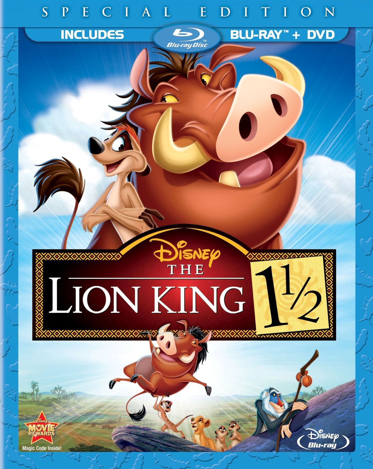 The Lion King 1 1/2: Special Edition (2004)(BD/DVD)(Slip)