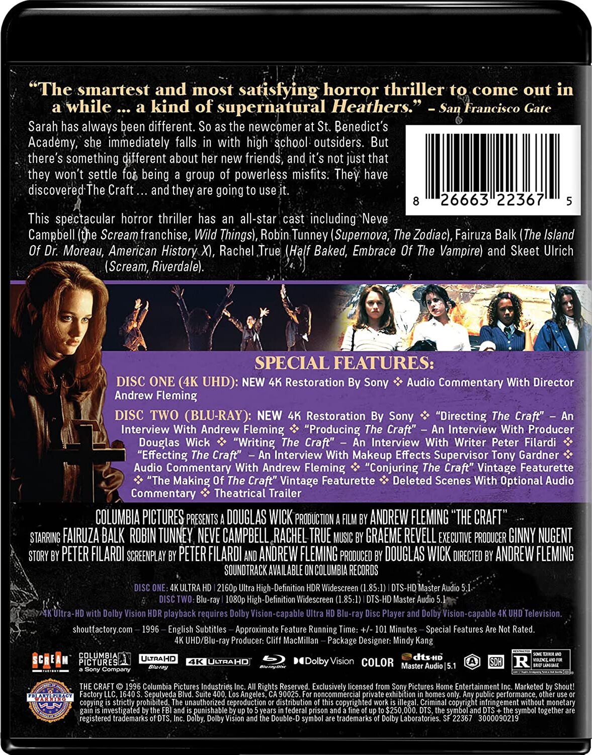 The Craft 4K: Collector's Edition (1996)