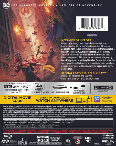 Batman and Superman: Battle of the Super Sons 4K