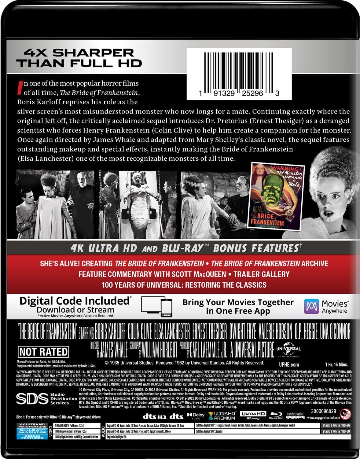 The Bride of Frankenstein 4K