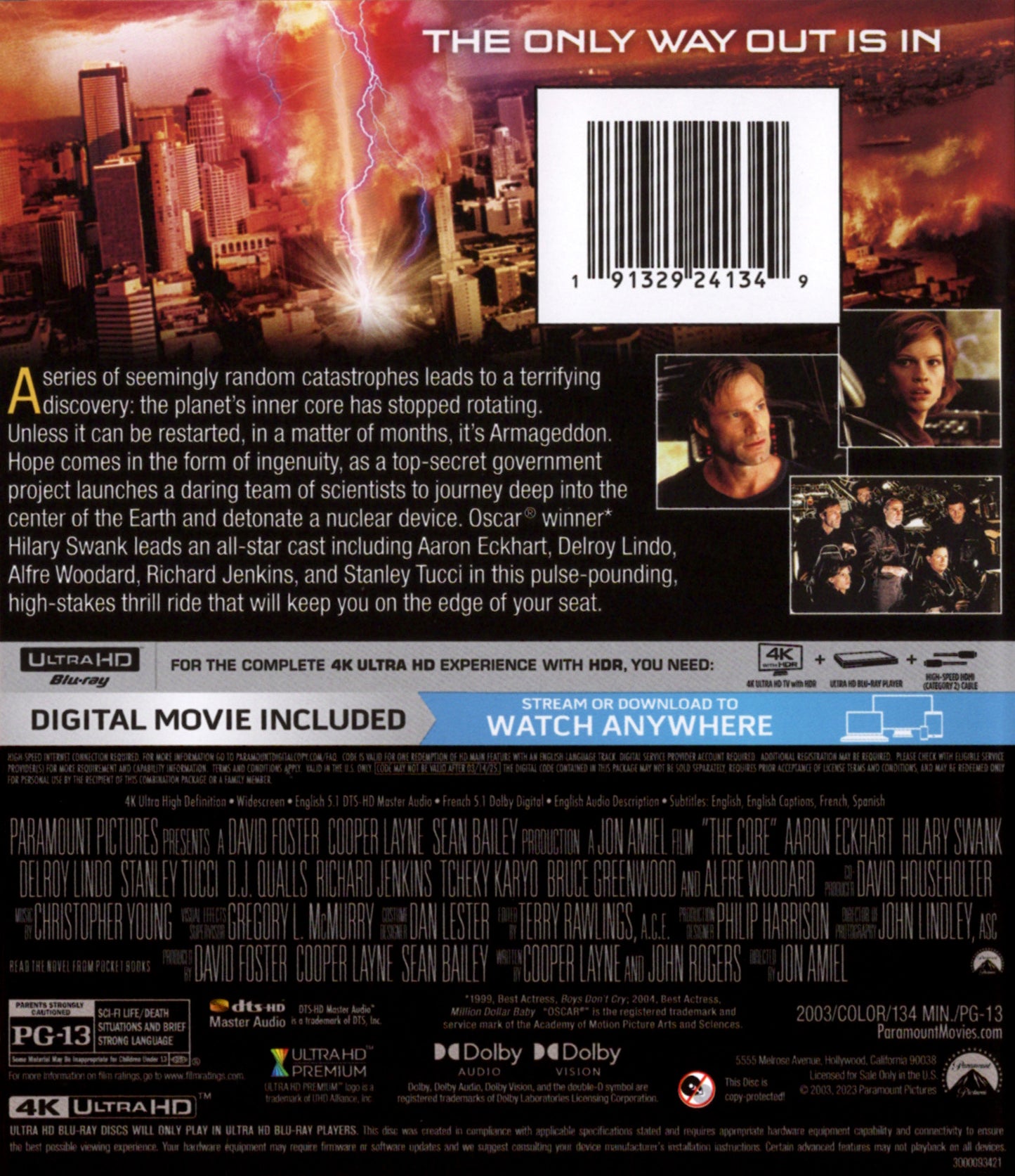 The Core 4K: 20th Anniversary Edition (2003)