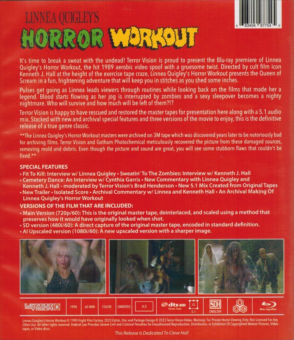 Linnea Quigley’s Horror Workout: Limited Edition (Re-release)(TV-011)(Exclusive)