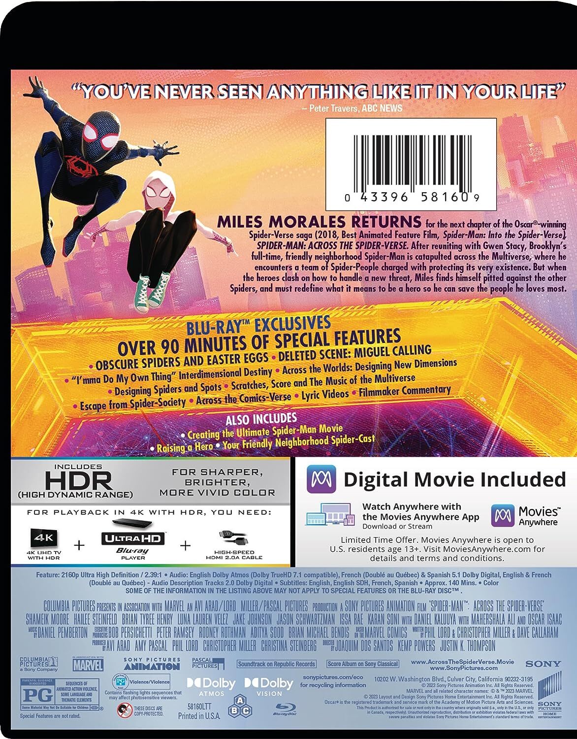 Spider-Man: Across the Spider-Verse 4K