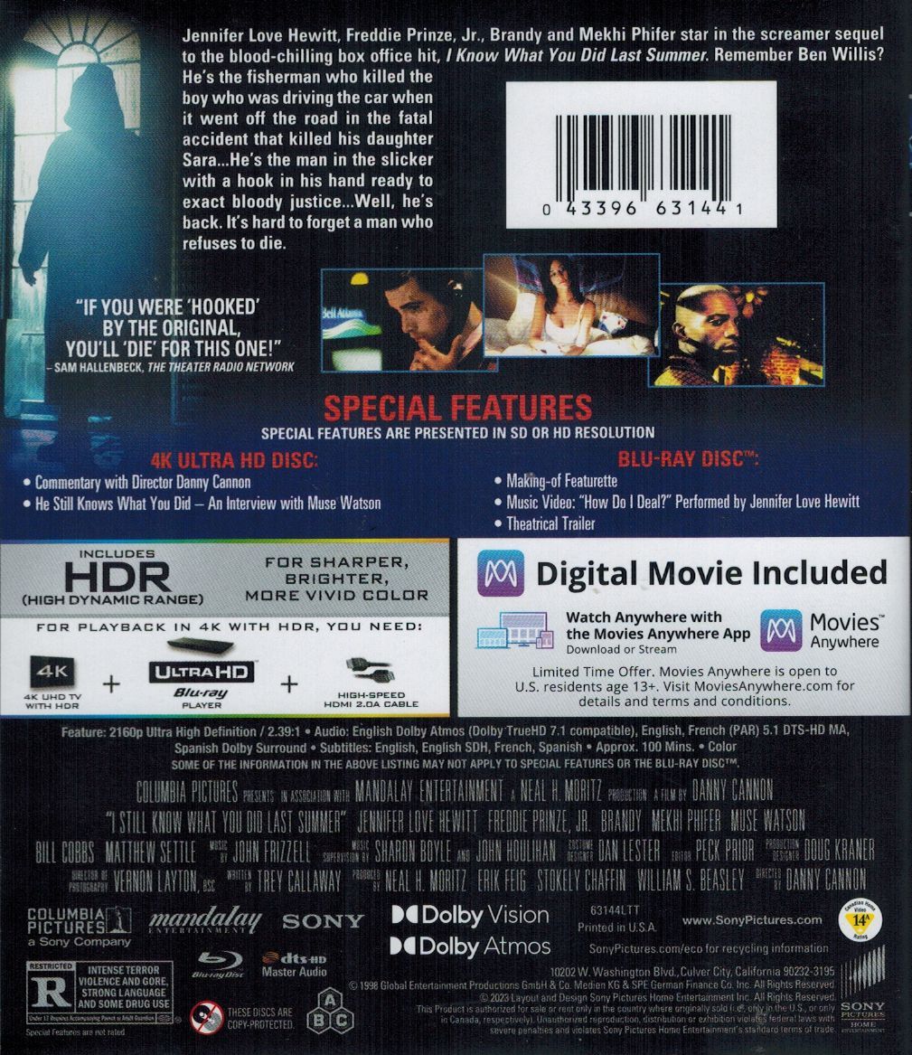 I Still Know What you Did Last Summer 4K