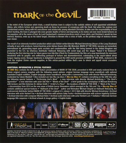 Mark of the Devil 4K: Limited Edition (VS-450)(Exclusive)