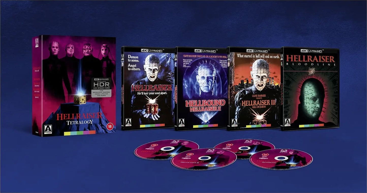 Hellraiser Tetralogy 4K (1987-1996)(UK)