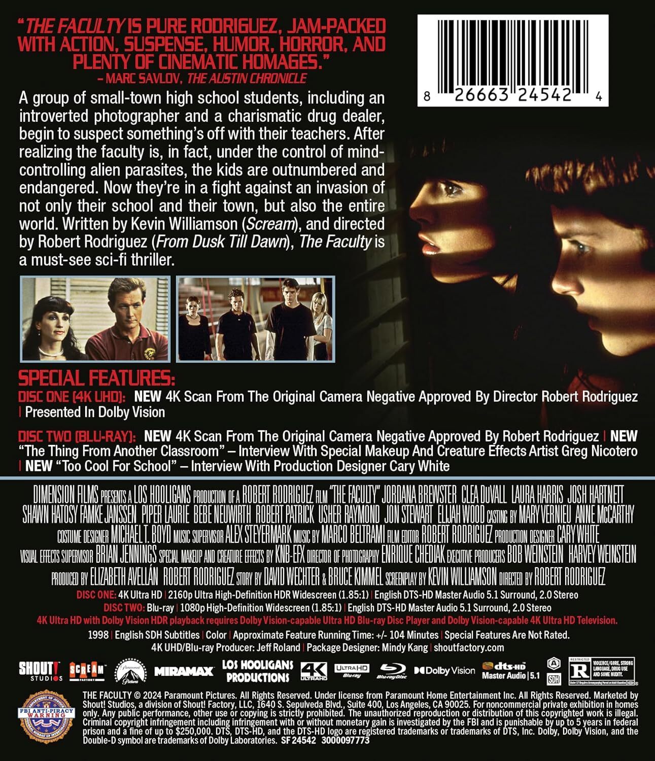 The Faculty 4K: Collector's Edition