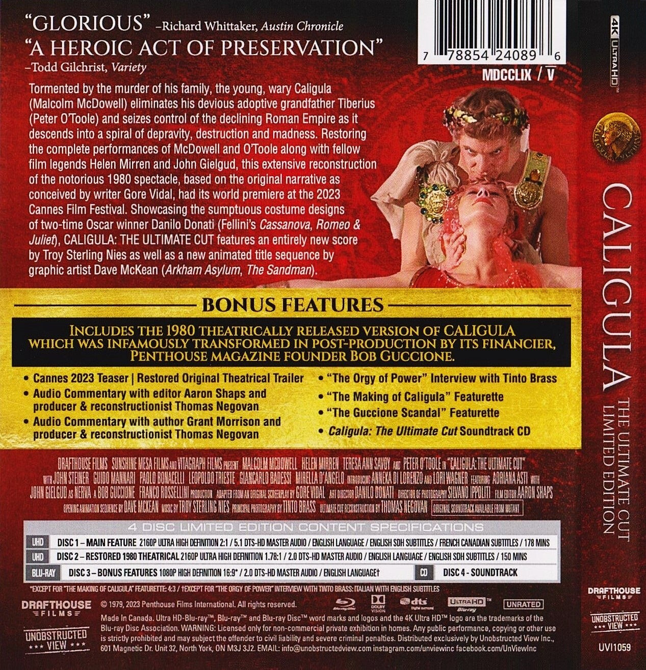 Caligula 4K: The Ultimate Cut