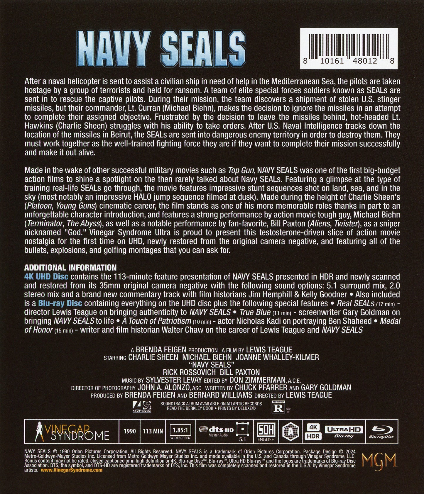 Navy Seals 4K: Limited Deluxe Edition (VSU-009)(Exclusive)*