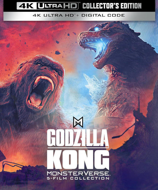 Godzilla/Kong 4K Monsterverse: 5-Film Collector's Edition DigiPack