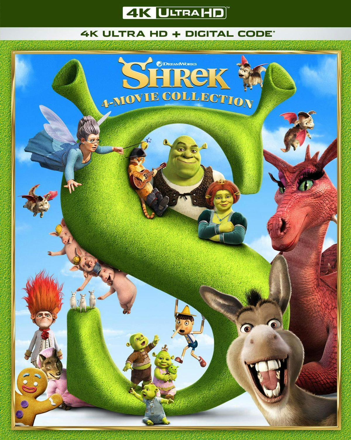 Shrek 4-Movie Collection 4K: Limited Edition (Slip)
