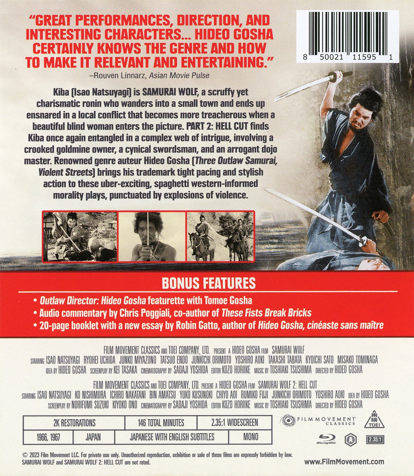 Samurai Wolf 1 & 2: Limited Edition (FMC-052)(Exclusive)*