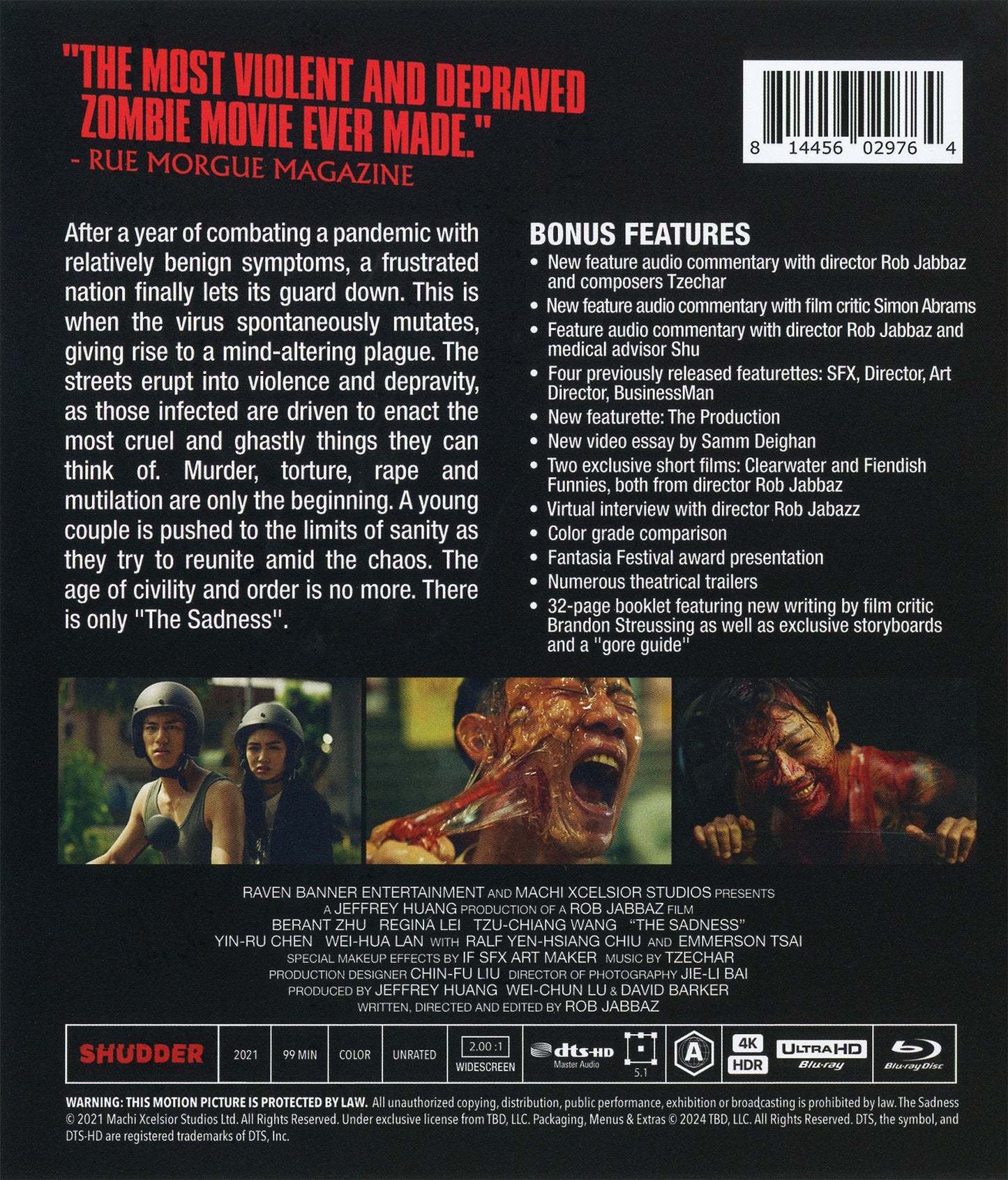 The Sadness 4K: Limited Edition (SHU-002)(Exclusive)*