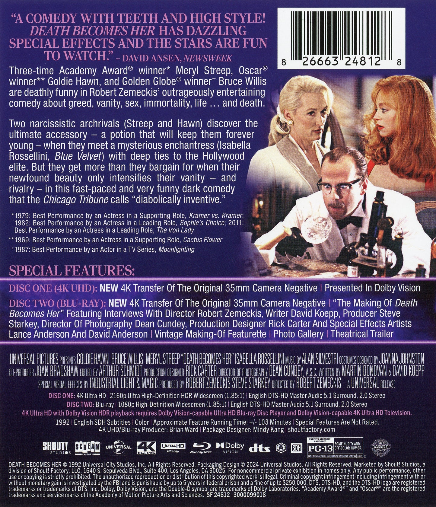 Death Becomes Her 4K: Collector's Edition