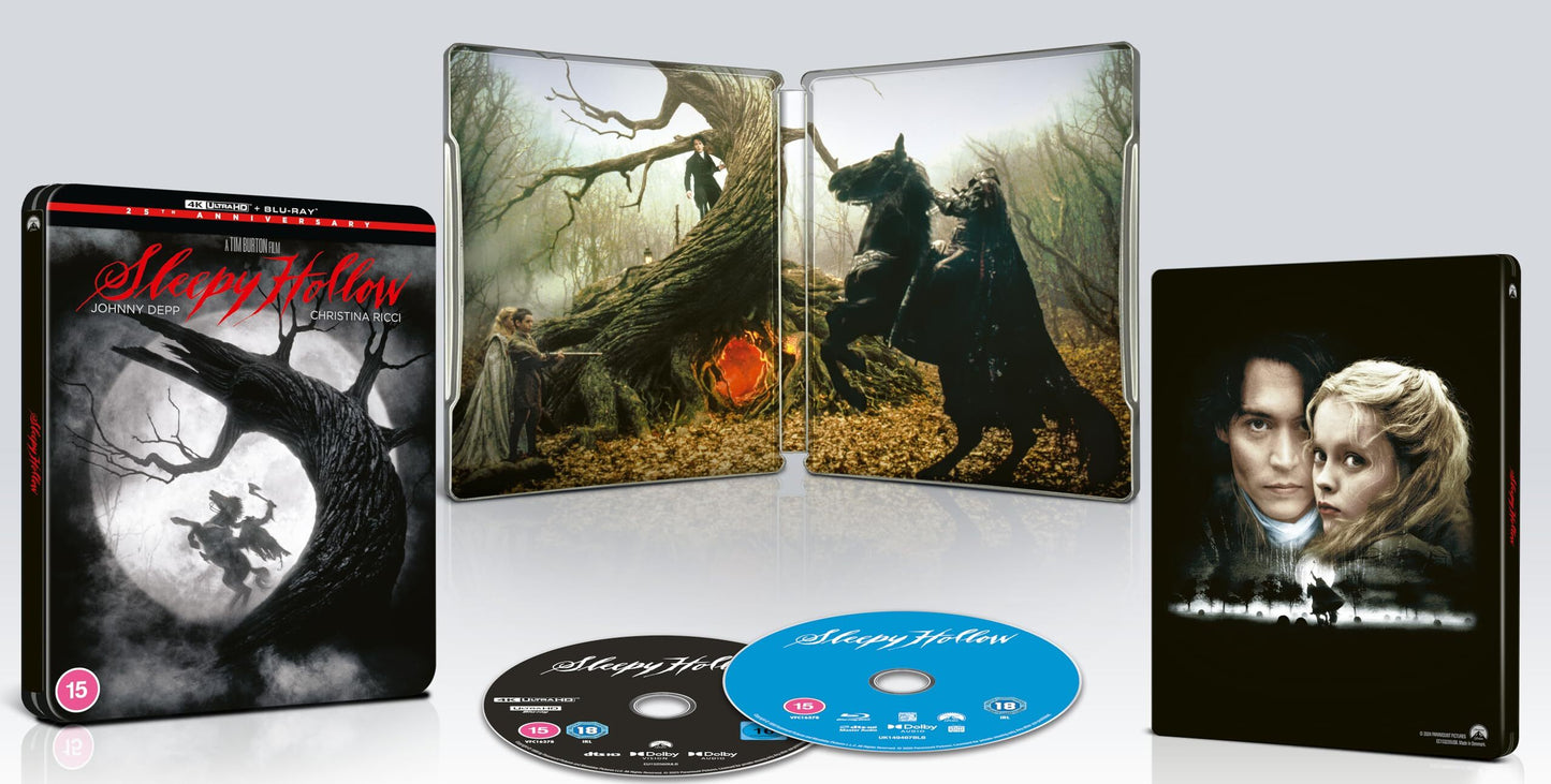 Sleepy Hollow 4K SteelBook: 25th Anniversary Edition (UK)
