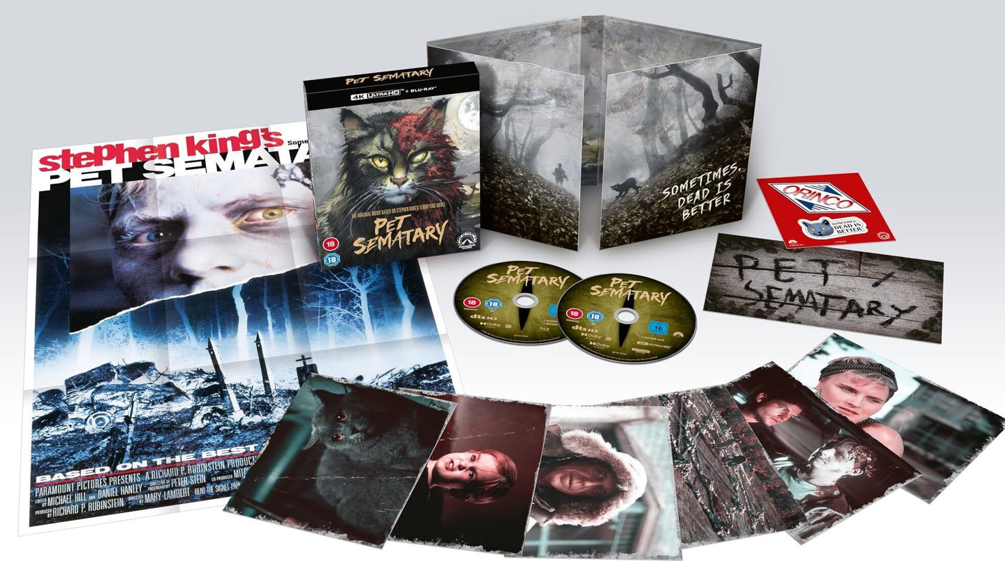 Pet Sematary 4K: Paramount Scares Edition DigiPack (1989)(UK)