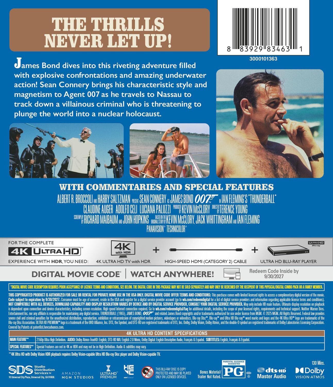 Thunderball 4K - 007 James Bond