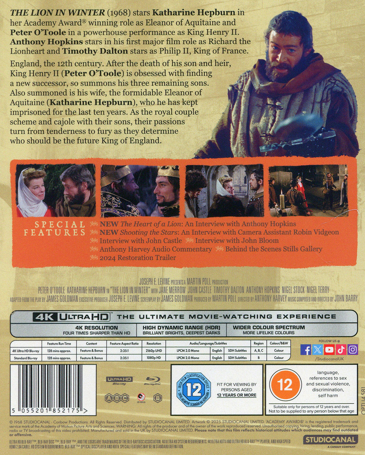 The Lion in Winter 4K: Limited Edition (UK)