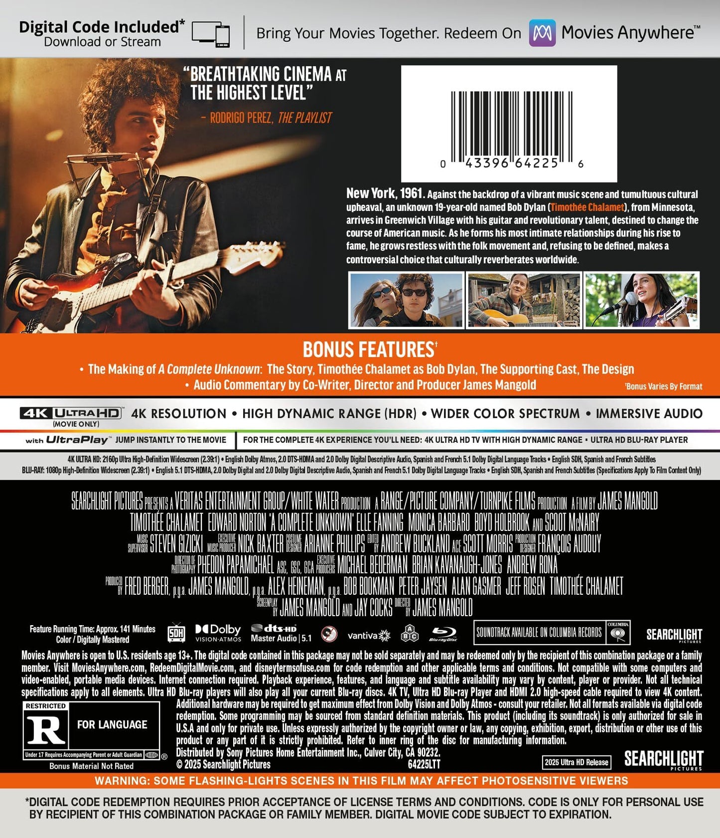 A Complete Unknown 4K