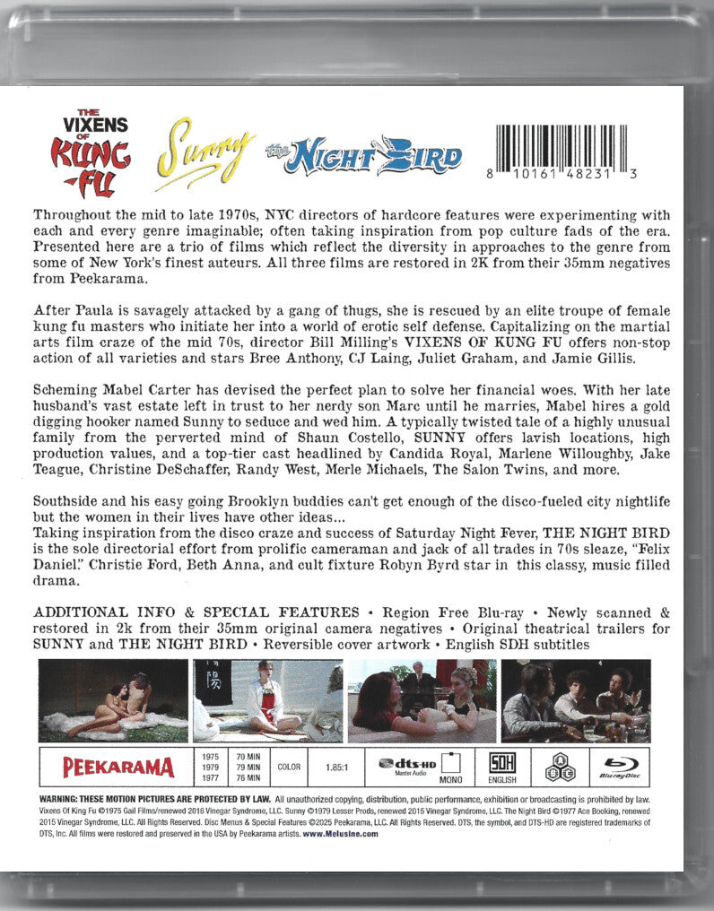 Vixens of Kung Fu / Night Bird / Sunny: Limited Edition (PEEK-027)(Exclusive)*