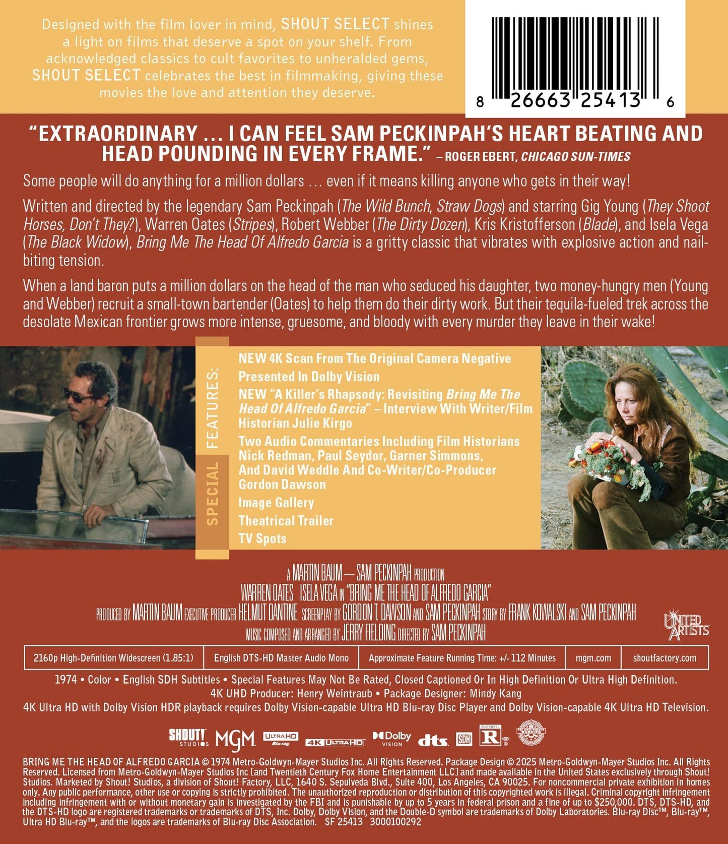 Bring Me the Head of Alfredo Garcia 4K