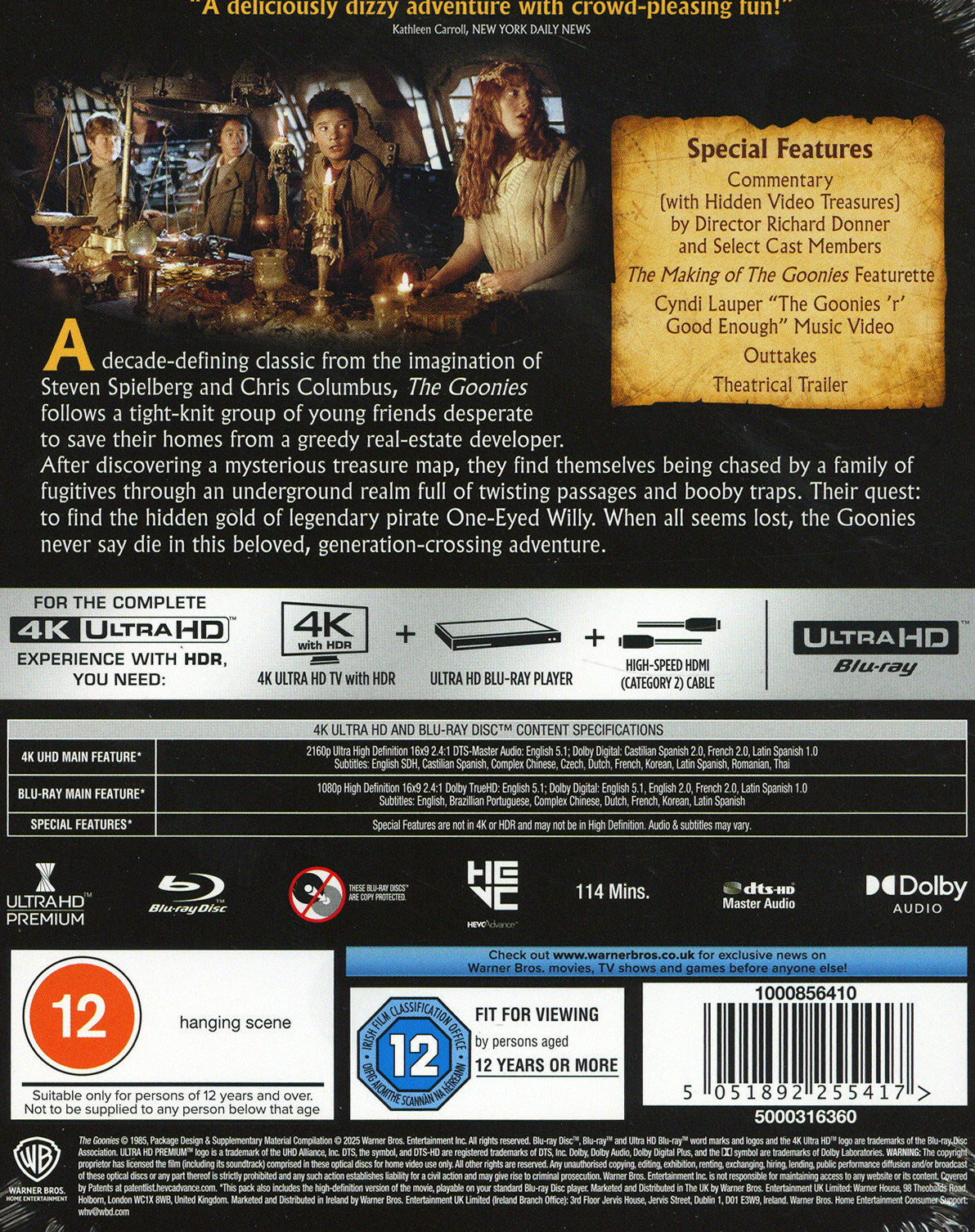 The Goonies 4K SteelBook (Re-re-release)(UK)