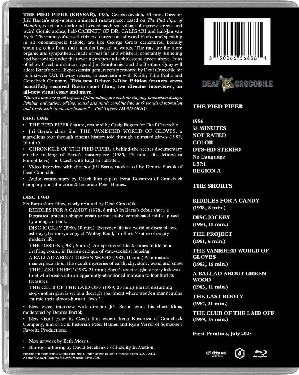 The Pied Piper + Jiri Barta Shorts: Limited Deluxe Edition (DC-042)(Exclusive)*